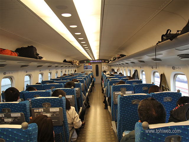 Interior Tren Bala - Toniweb